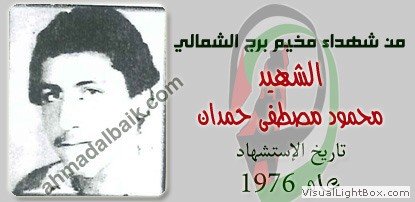 صُوَر شهداء المخيم
